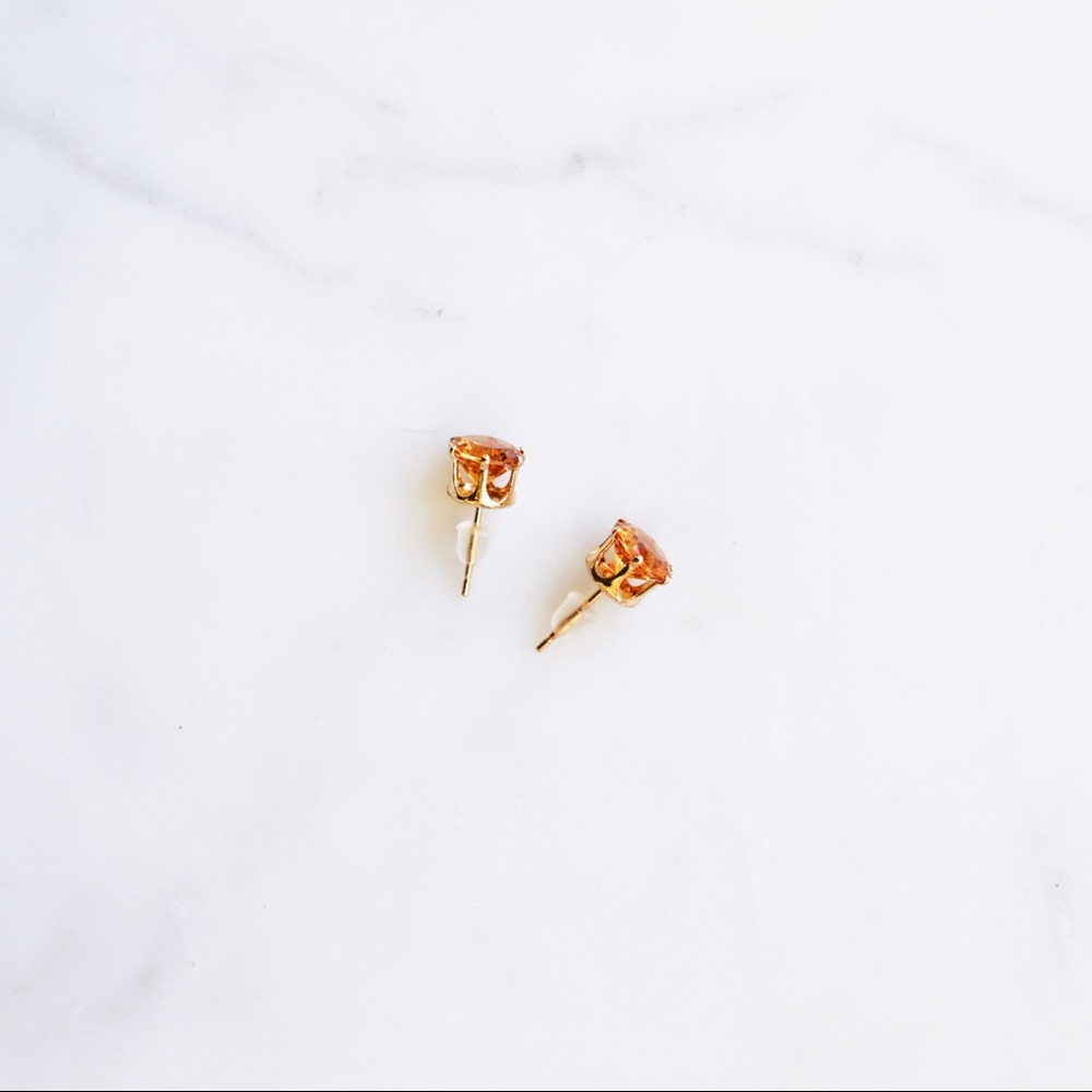 Amber earrings